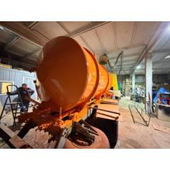 Покраска автоцистерны. Продажа промішленной краски ЛКМ. Магазин Квадрострой Воронеж