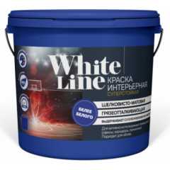 Краска WHITE LINE интерьерная суперстойкая (ведро 1,3кг)